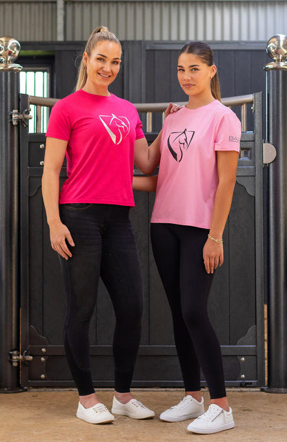 BARE Equestrian Black Logo T-Shirt