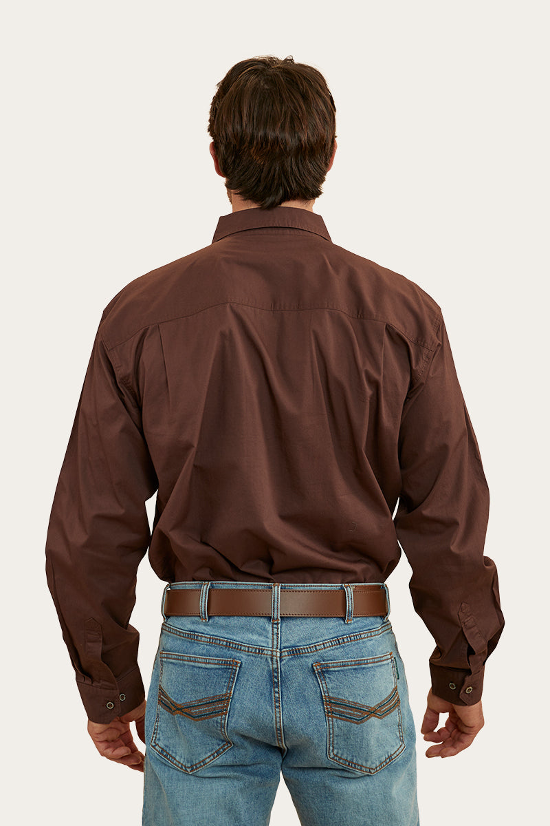 Ringers Western Tempest Mens Half Button Work Shirt