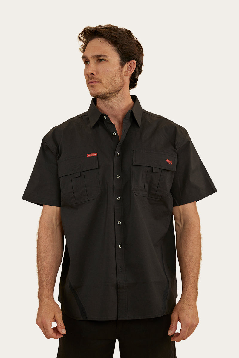 Ringers Western Bulgarra Mens Ripstop Full Button Work Shirt