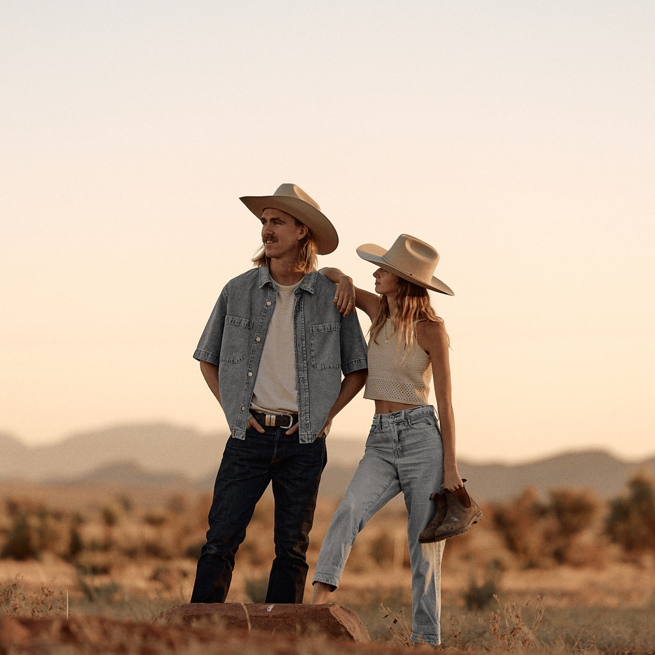 Will &amp; Bear Buck Felt Cowboy Hat