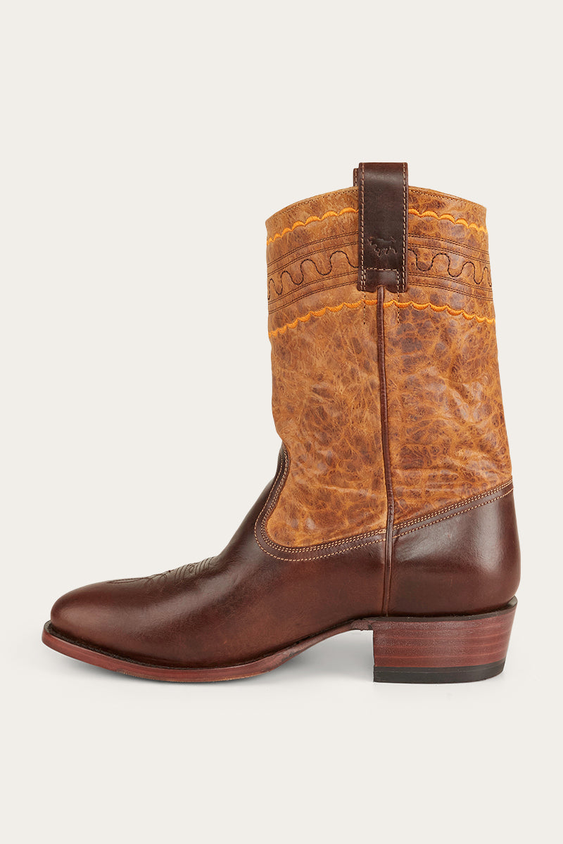 Ringers Western Davidson Mens Cuban Heel Boot