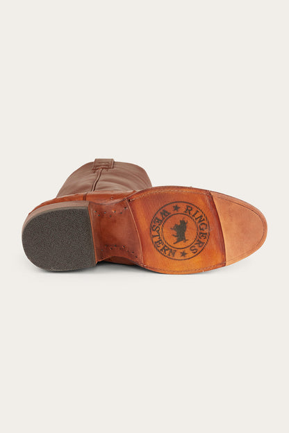 Ringers Western Davidson Mens Cuban Heel Boot