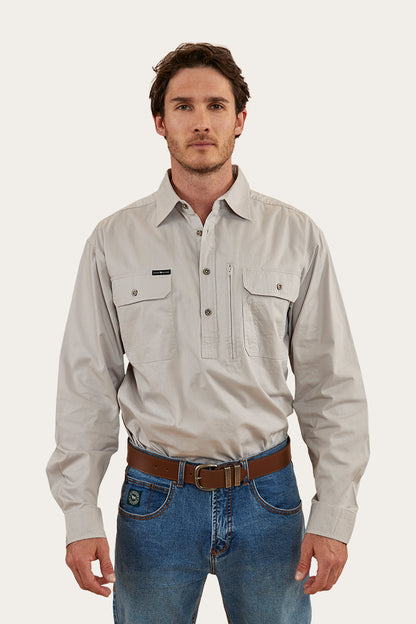 Ringers Western Tempest Mens Half Button Work Shirt
