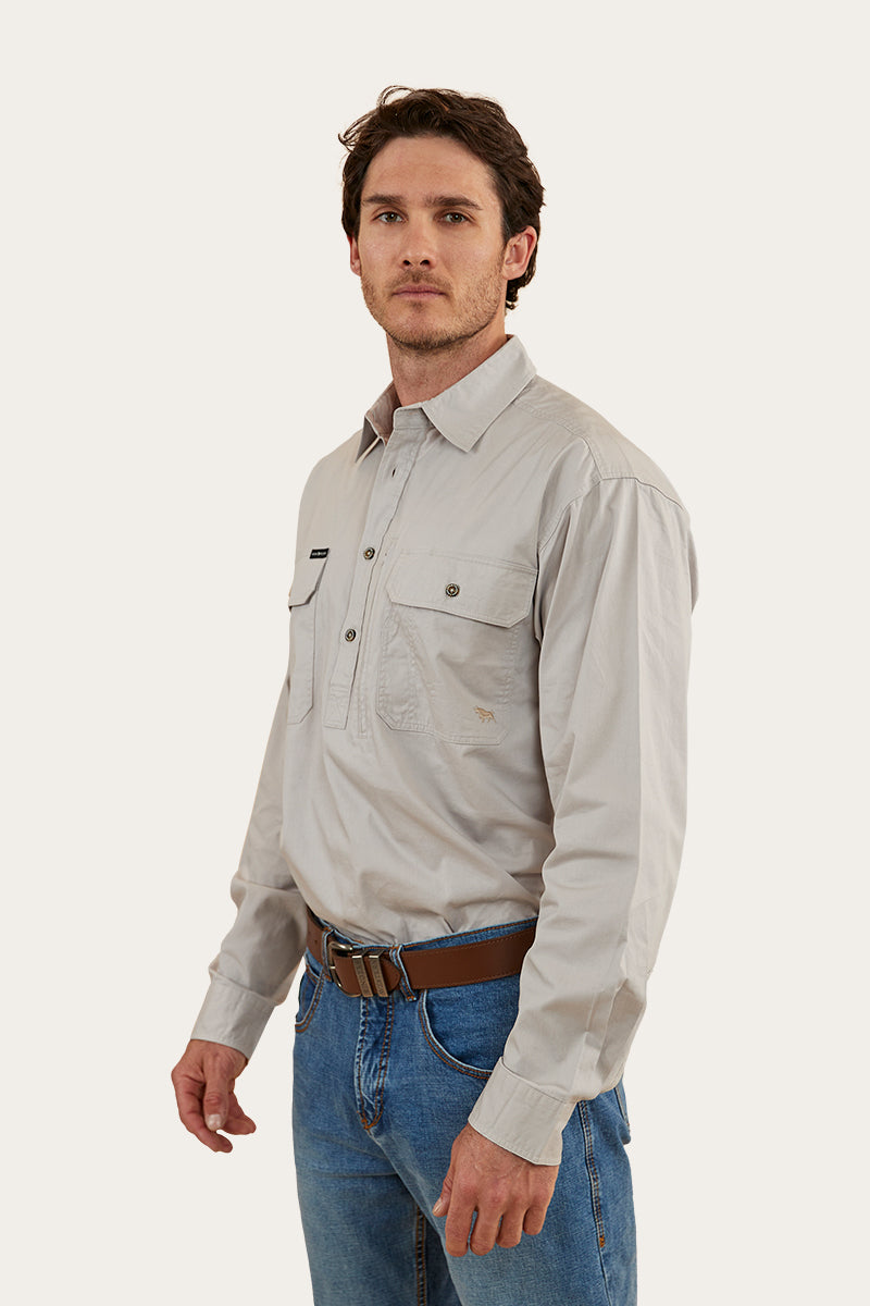 Ringers Western Tempest Mens Half Button Work Shirt