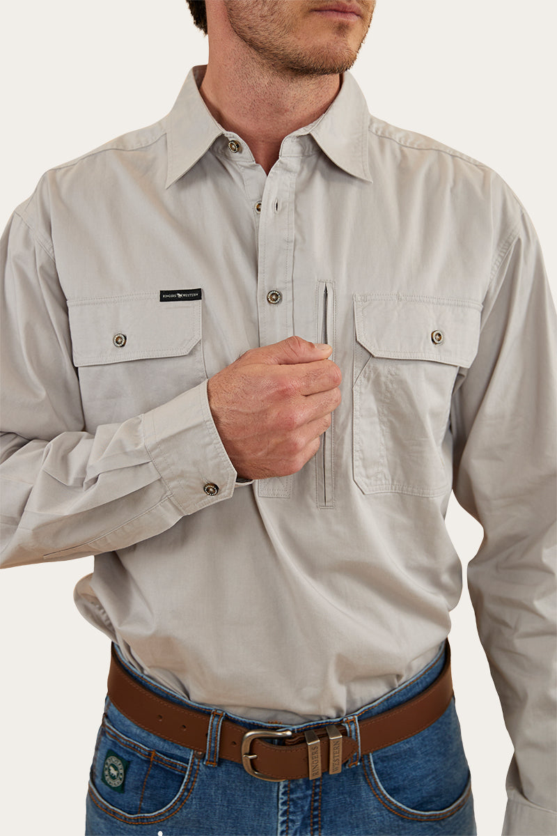Ringers Western Tempest Mens Half Button Work Shirt