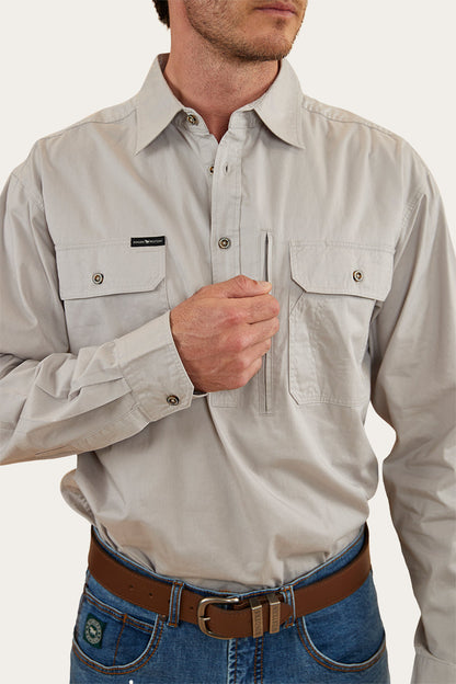 Ringers Western Tempest Mens Half Button Work Shirt