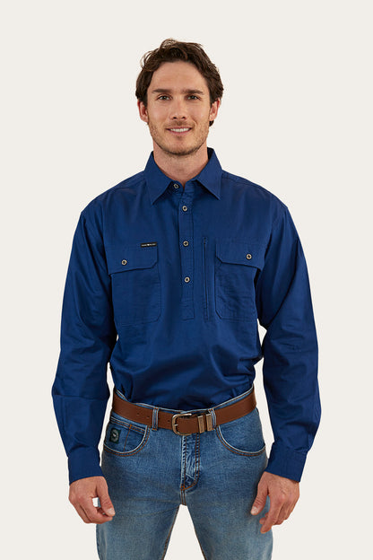 Ringers Western Tempest Mens Half Button Work Shirt