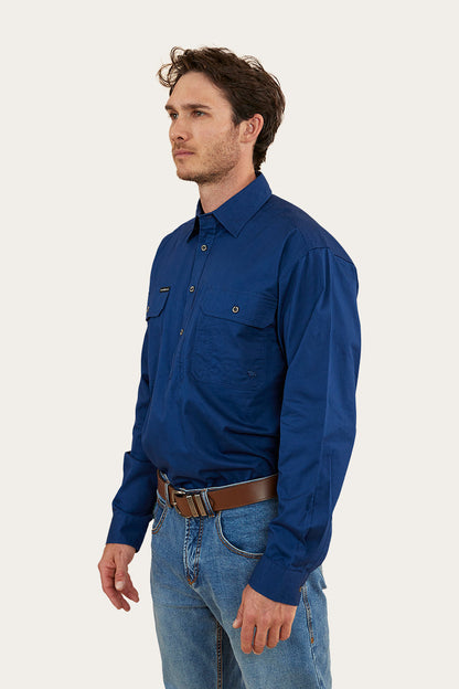 Ringers Western Tempest Mens Half Button Work Shirt
