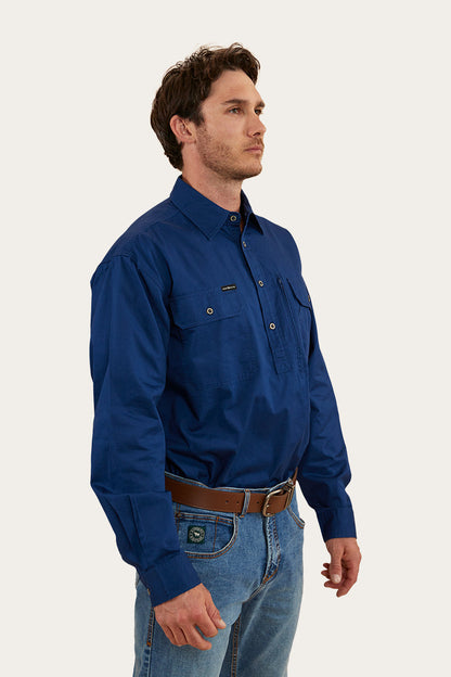 Ringers Western Tempest Mens Half Button Work Shirt