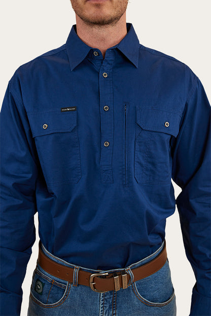 Ringers Western Tempest Mens Half Button Work Shirt
