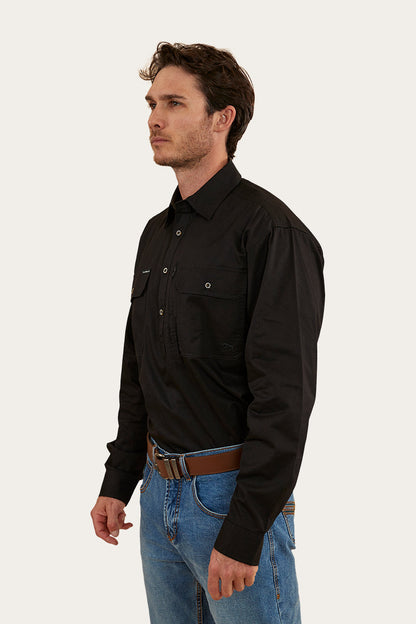Ringers Western Tempest Mens Half Button Work Shirt