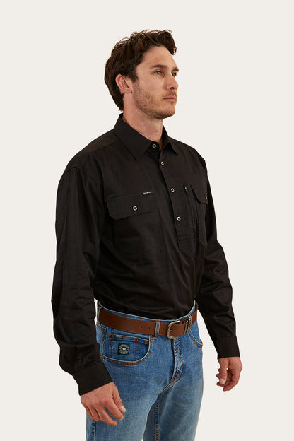 Ringers Western Tempest Mens Half Button Work Shirt