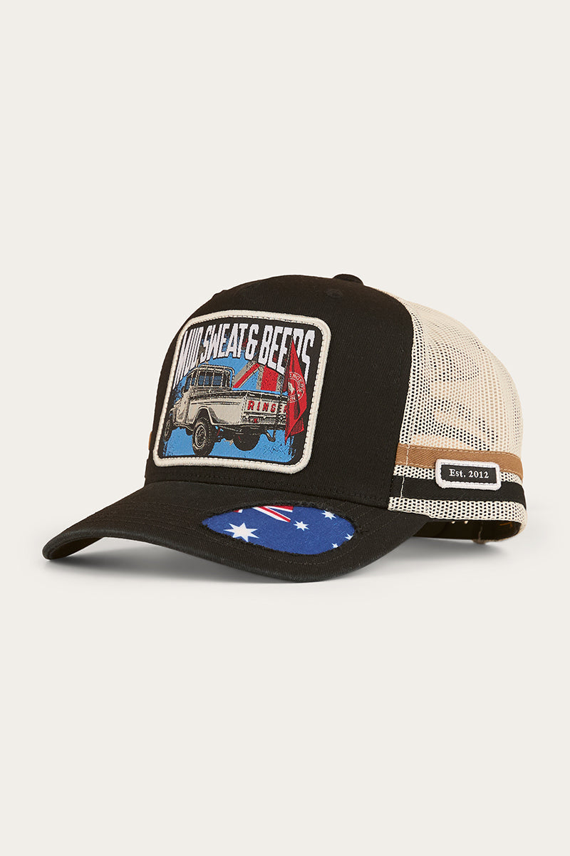Ringers Western Mud Sweat Beers Deep Fit Trucker Cap