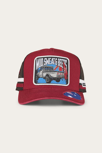 Ringers Western Mud Sweat Beers Deep Fit Trucker Cap