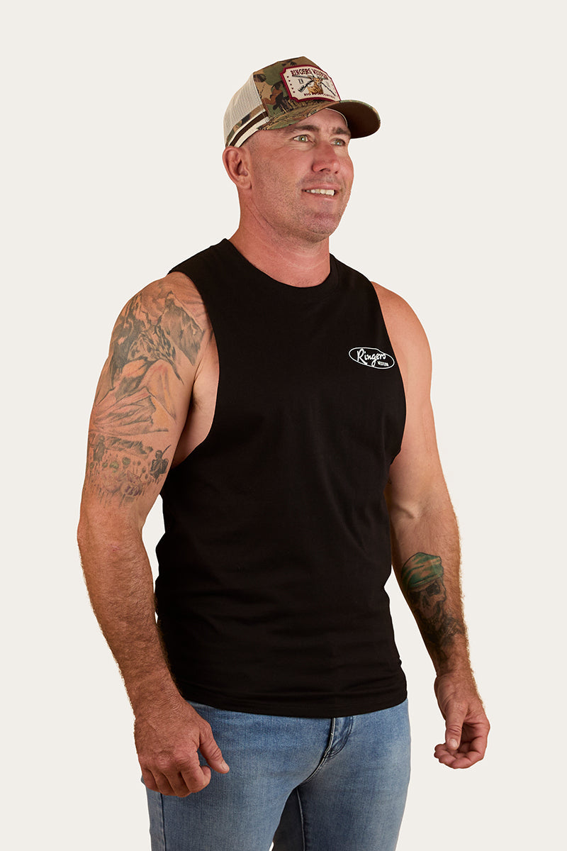 Ringers Western Mud Sweat Beers Mens Muscle Tank