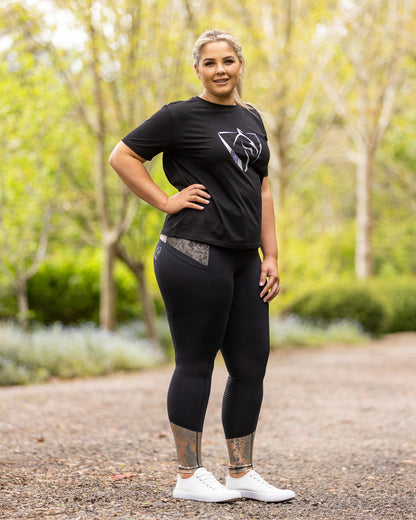 BARE Equestrian Diamond Series Logo T-Shirt