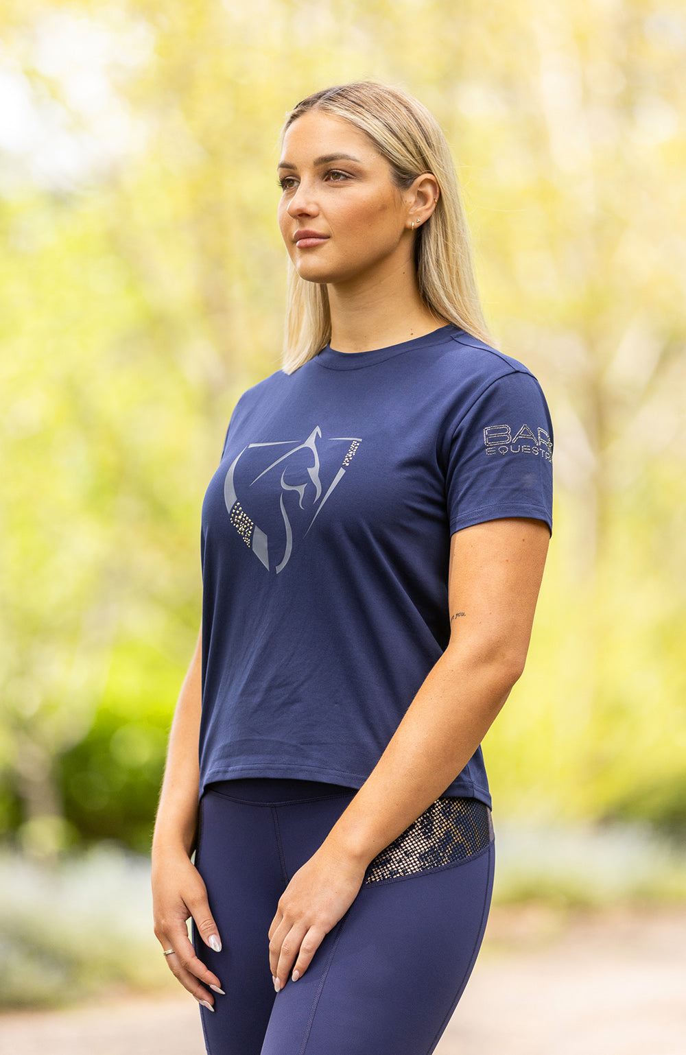 BARE Equestrian Diamond Series Logo T-Shirt