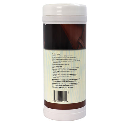 Oakwood Everyday Leather and Synthetic Wipes 30PK