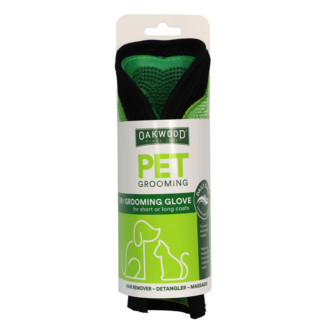 Oakwood Grooming Glove (3-in-1)