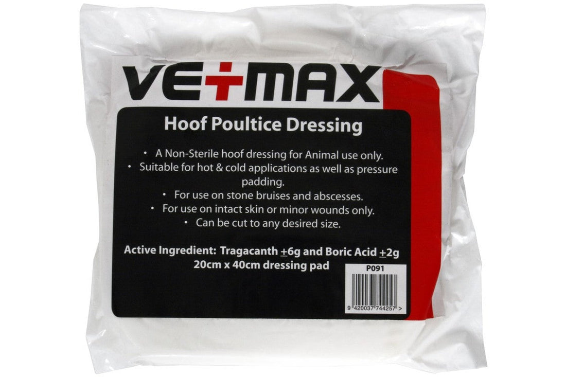 Vetmax Poultice Dressing Hoof Shape