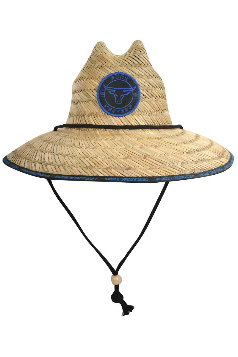 Pure Western Rodeo Print Hat Royal Blue
