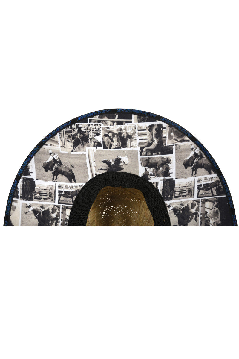 Pure Western Rodeo Print Hat Royal Blue
