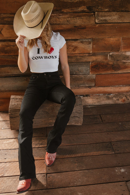Ringers Western 
Penny Womens High-Rise Bootleg Jeans - Black