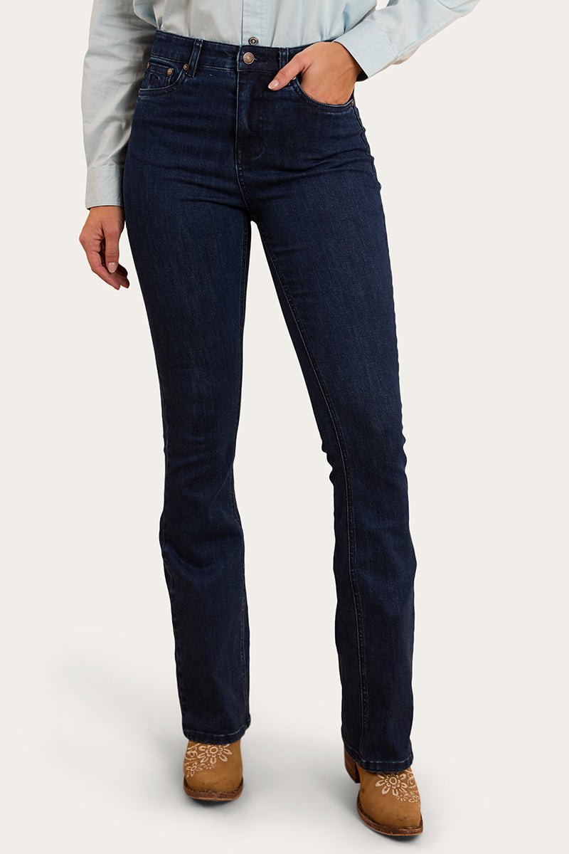 Ringers Western 
Penny Womens High Rise Bootleg Jean Coolmax - Dark Blue