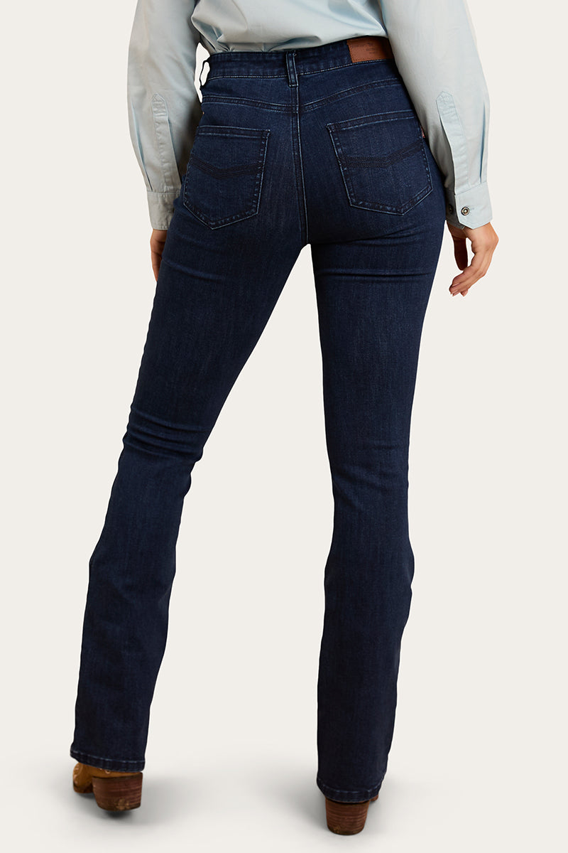 Ringers Western 
Penny Womens High Rise Bootleg Jean Coolmax - Dark Blue