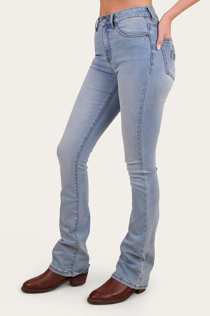 Ringers Western 
Penny Rodeo Womens High Rise Bootleg Jean - Vintage Light Blue