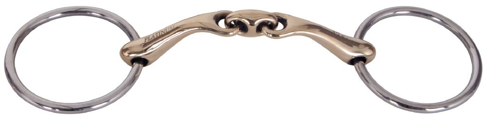 Platinum German Silver Curved Month Training Bit with Lozenge