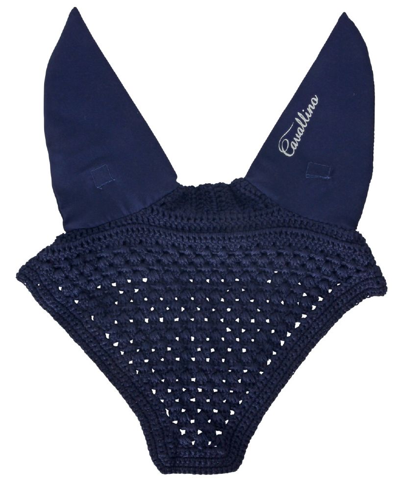 Cavallino Ear Bonnets Navy