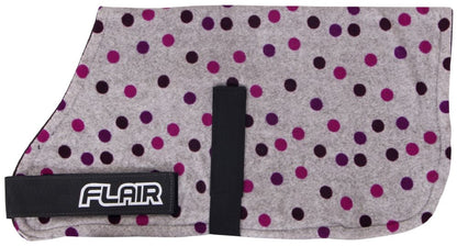 Flair Pattern Polar Fleece Dog Coat