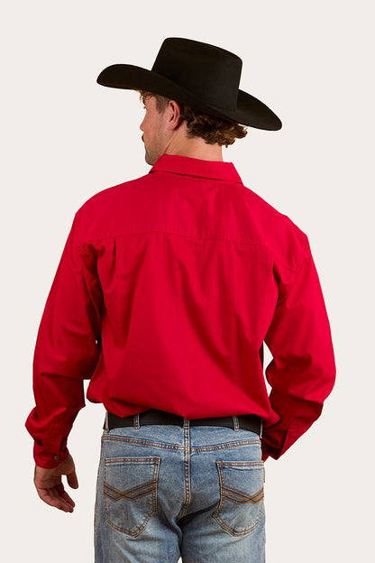 Ringers Western King River Mens Half Button Work Shirt