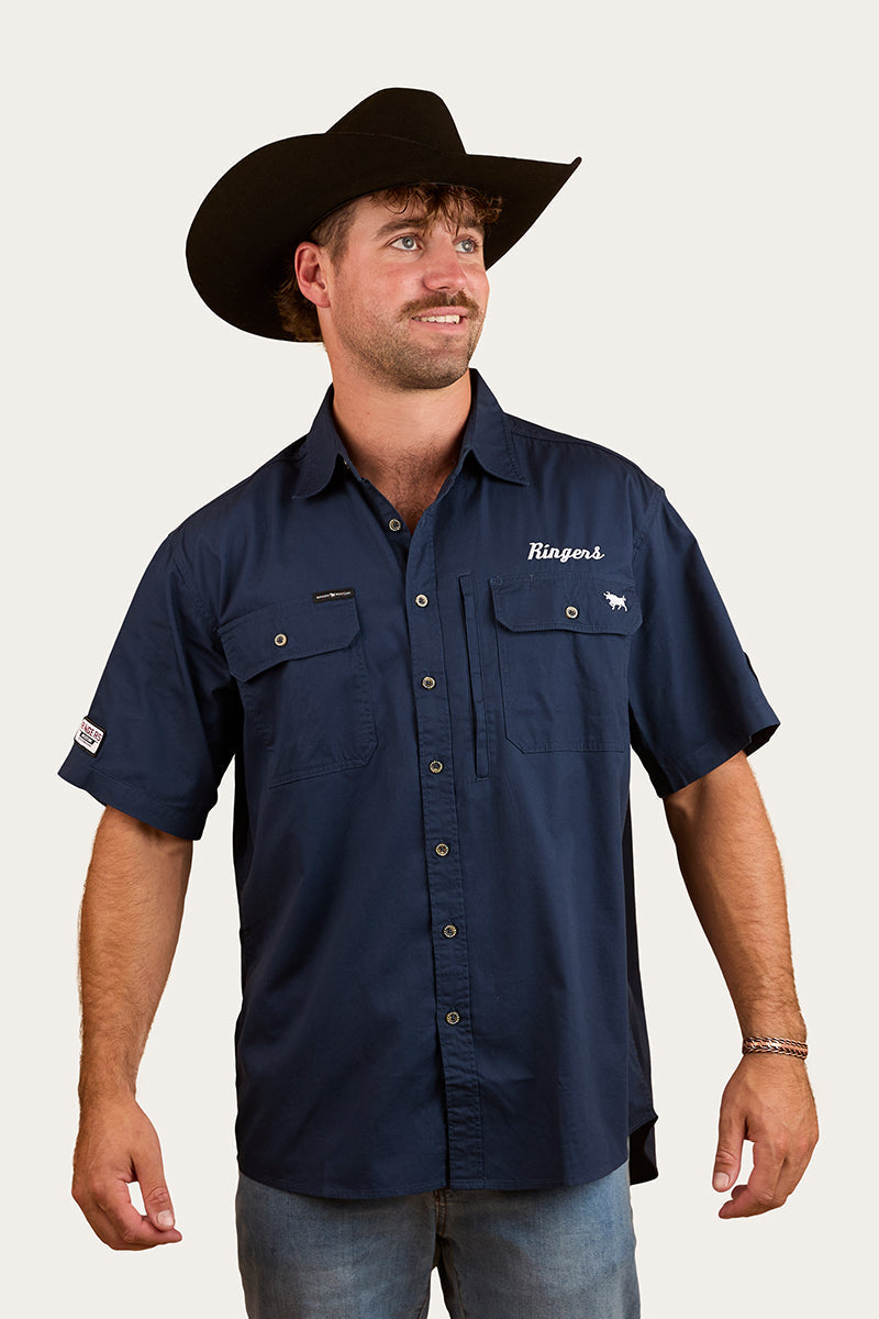Ringers Western Big Rig Mens Short Sleeve Shirt