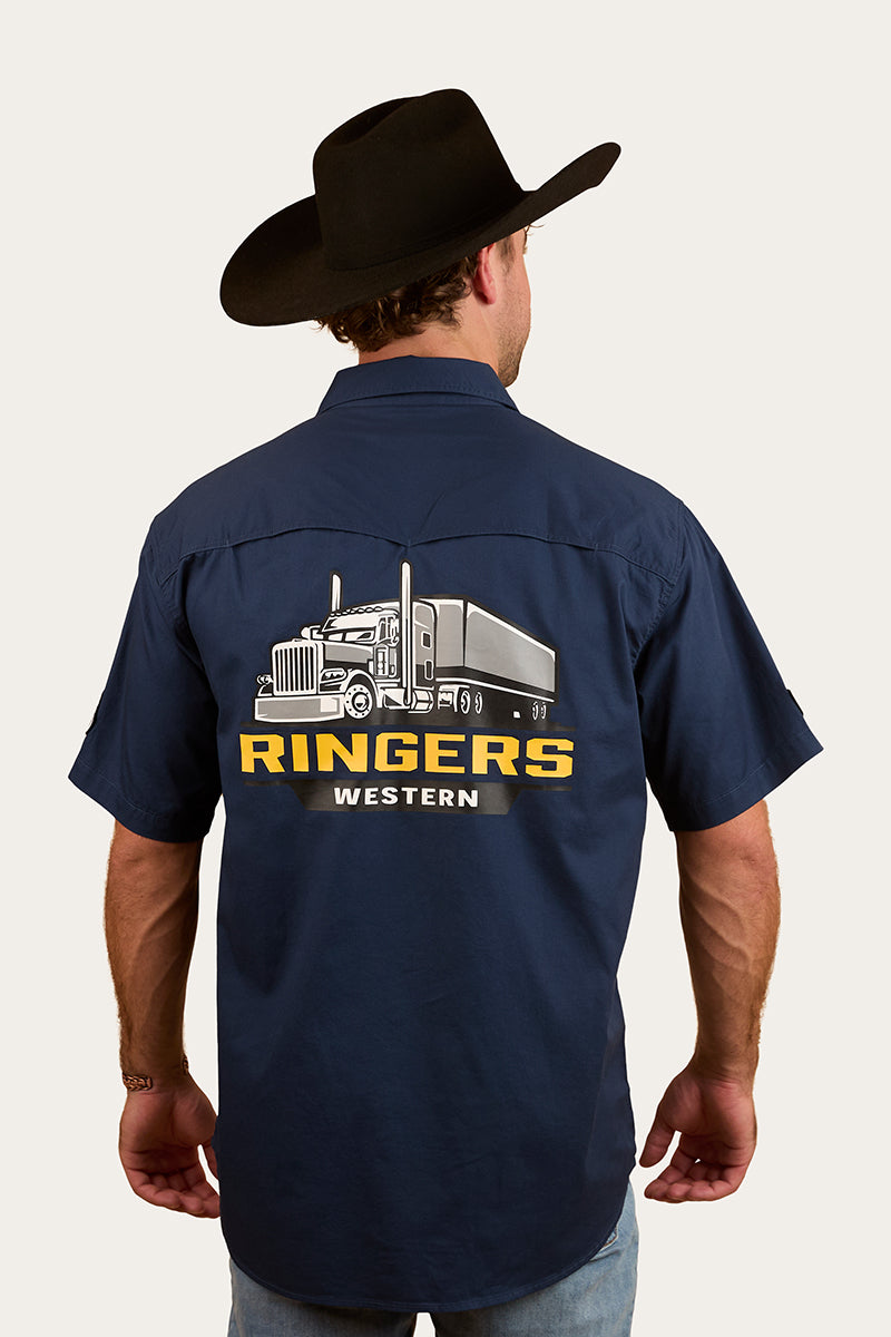 Ringers Western Big Rig Mens Short Sleeve Shirt