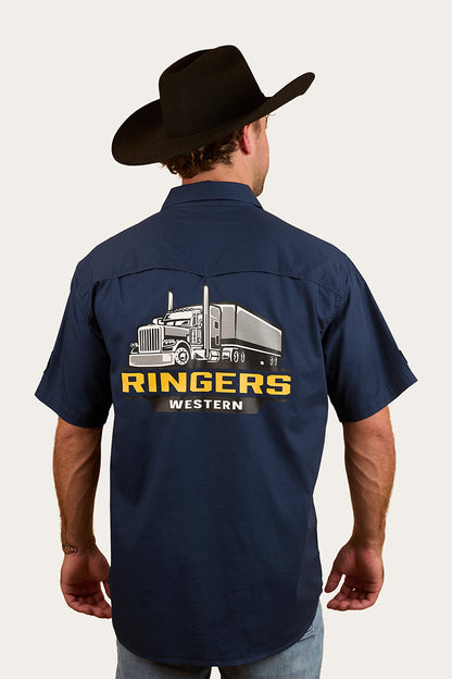 Ringers Western Big Rig Mens Short Sleeve Shirt