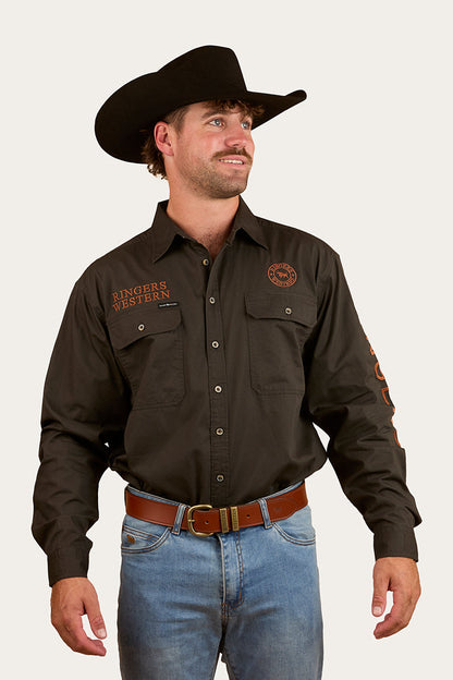 Ringers Western Hawkeye Mens Full Button Work Shirt