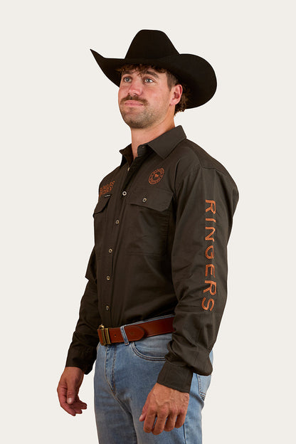 Ringers Western Hawkeye Mens Full Button Work Shirt
