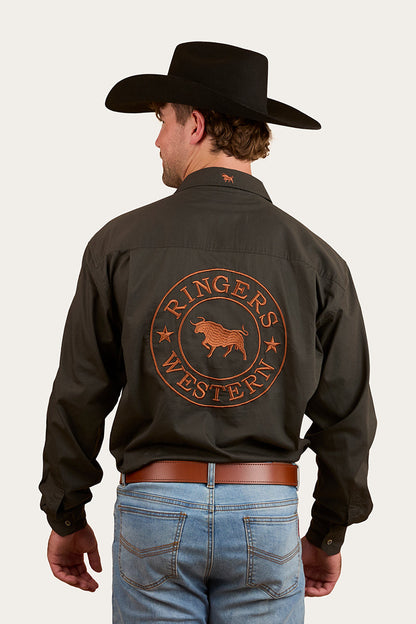 Ringers Western Hawkeye Mens Full Button Work Shirt