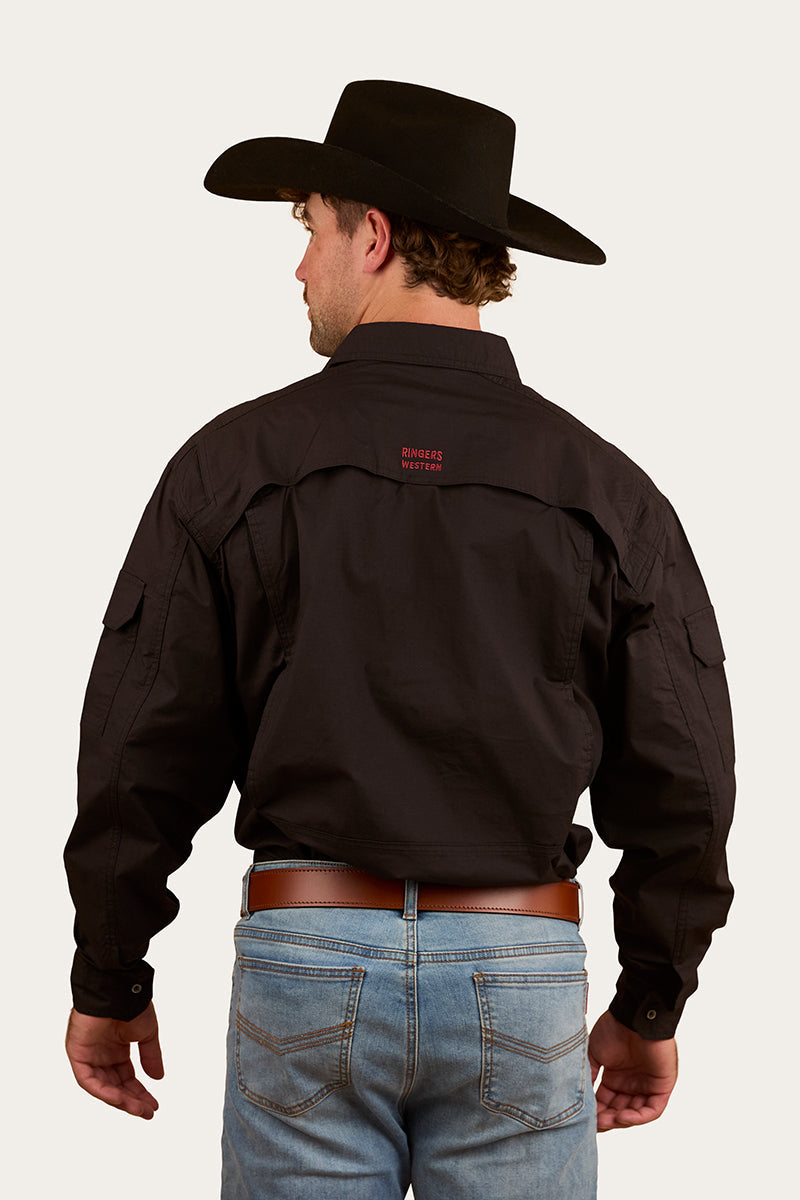 Ringers Western Pilbara Mens Ripstop Full Button Work Shirt