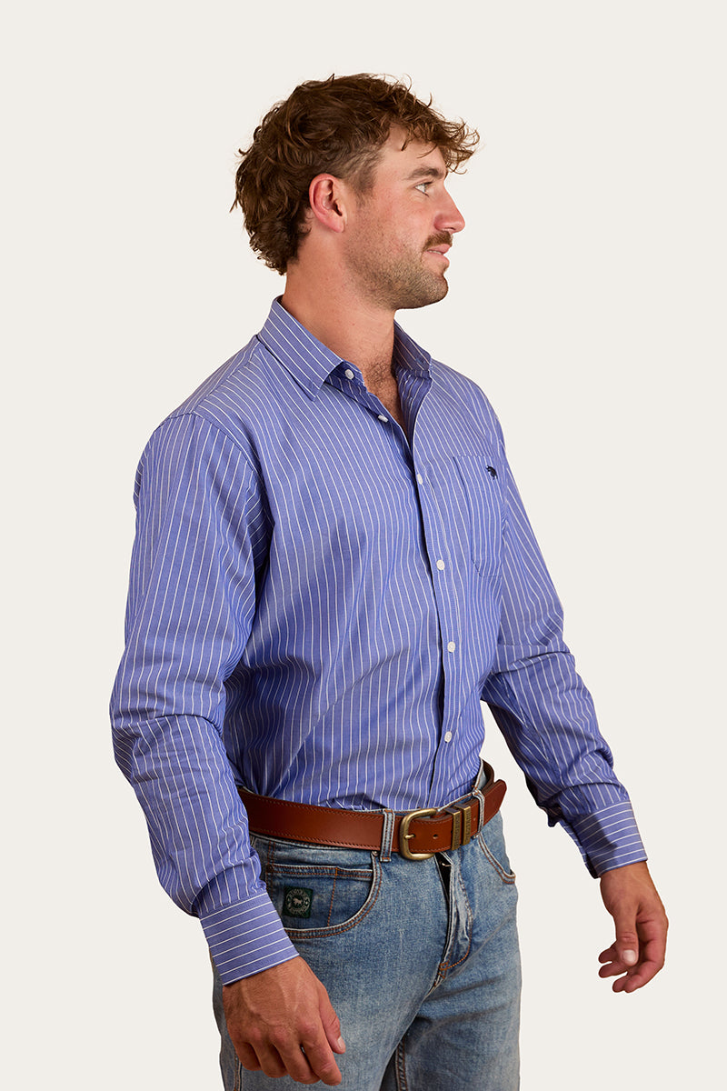 Ringers Western Heritage Mens Stripe Dress Shirt