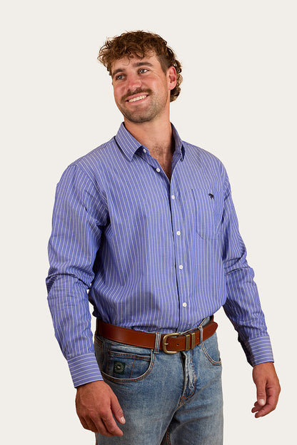 Ringers Western Heritage Mens Stripe Dress Shirt