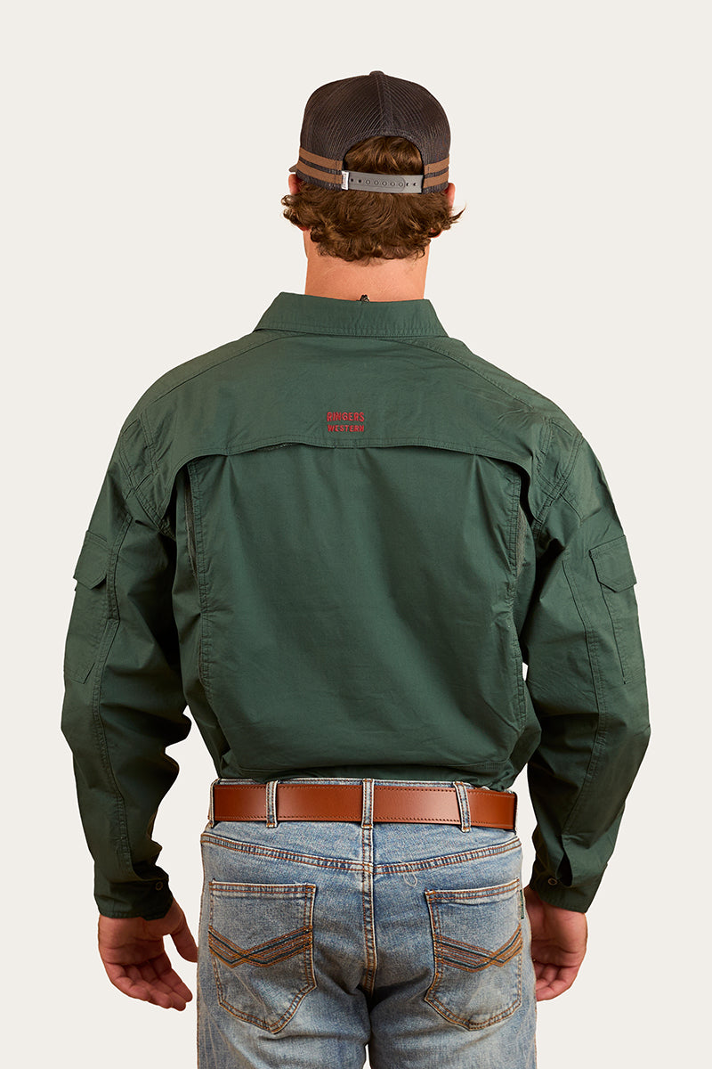 Ringers Western Pilbara Mens Ripstop Full Button Work Shirt