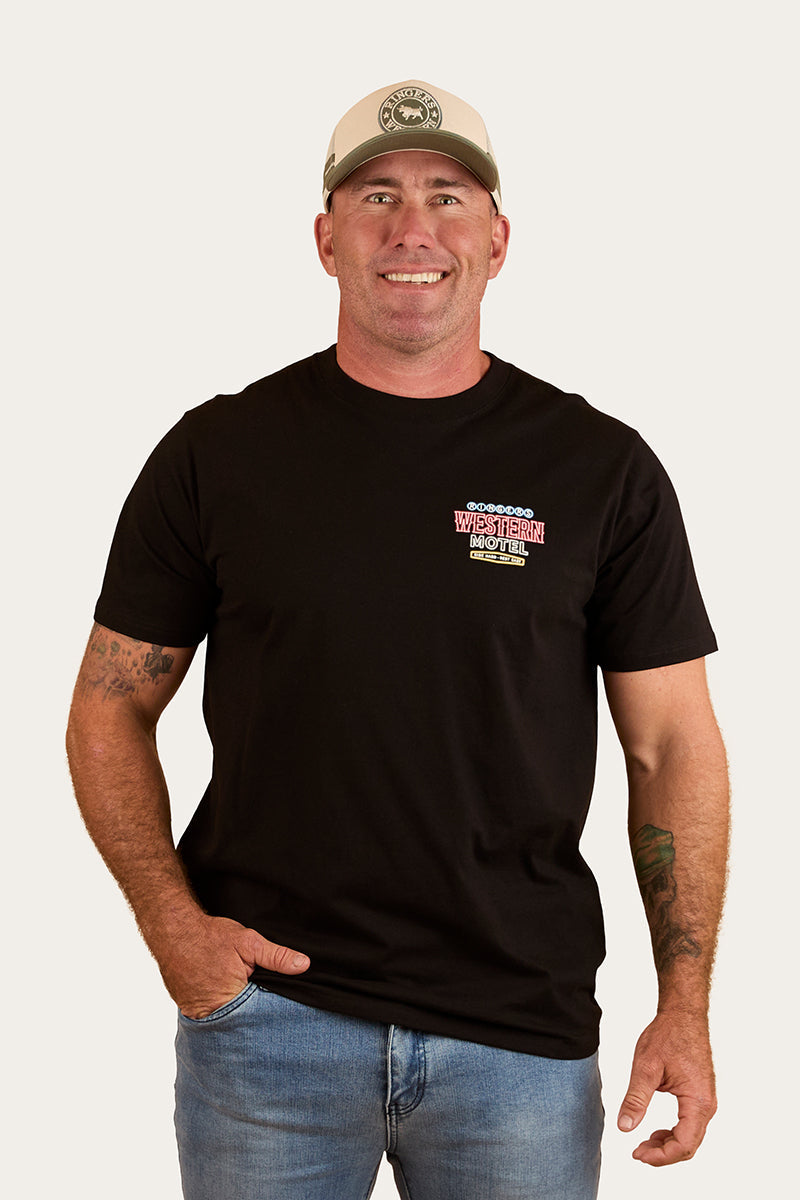 Ringers Western Ride Hard Mens Loose Fit T-Shirt