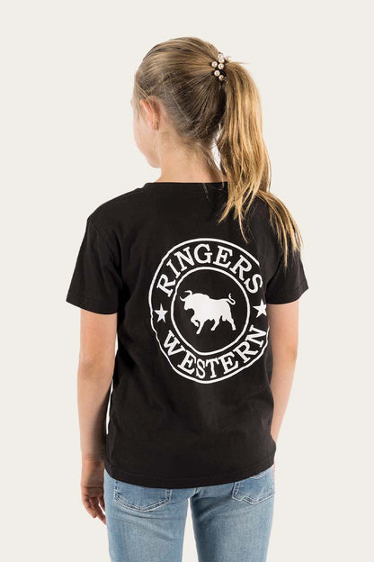 RingersWestern_Top_-_Tops_Kids_Signature_Bull_T-Shirt_Classic_T-Shirt_Black_with_White_4.jpg