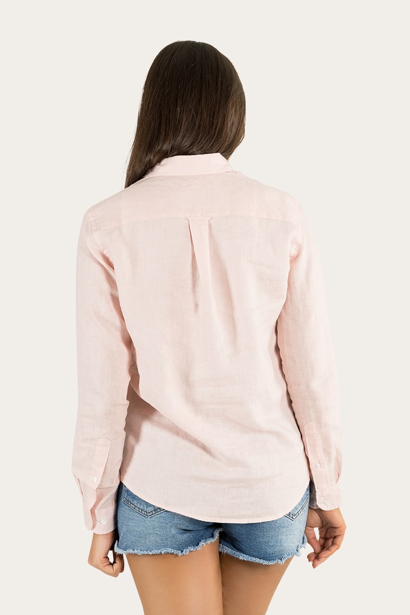 Ringers Western Hayley Womens Relaxed Linen Dress Shirt