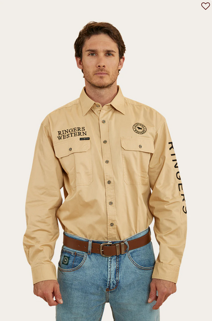 Ringers Western Hawkeye Mens Full Button Work Shirt
