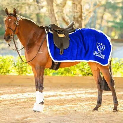 BARE Equestrian Bespoke Australian Made Woollen Quarter Sheet - Royal Blue
