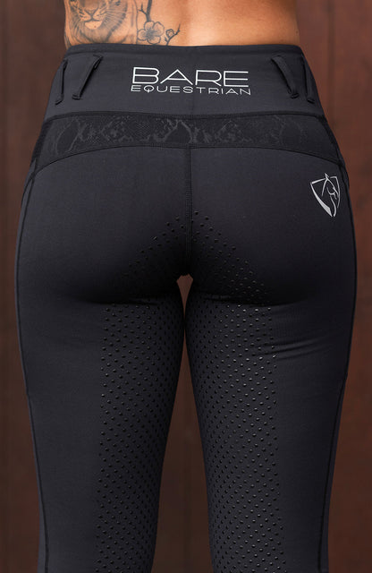 BARE Equestrian Performance Riding Tights Viper